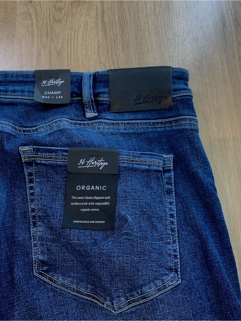 Champs Men’s Straight Jeans - Deep Blue Denim